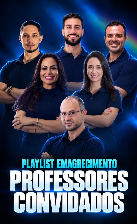 Capa de Playlist Emagrecimento - Professores Convidados