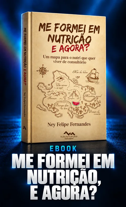 Capa de Ebook Me Formei em Nutrição, e agora?